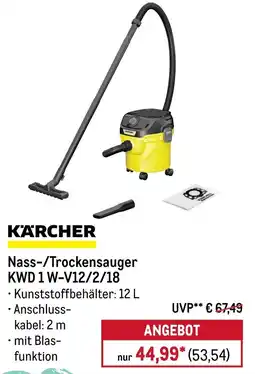 METRO KARCHER Nass-/Trockensauger KWD 1 W-V12/2/18 Angebot