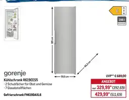 METRO gorenje Kühlschrank R619EES5 Angebot