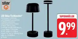 Edeka Star LED Akku-Tischleuchte Angebot