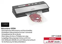 METRO CASO DESIGN Vakuumierer VR394 Angebot