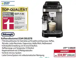 METRO DeLonghi Kaffeevollautomat ECAM 290.83TB Angebot
