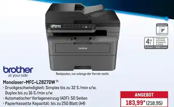 METRO brother Monolaser-MFC-L2827DW Angebot