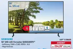 METRO SAMSUNG 50" UHD-LED-Fernseher GU50CU6979 Angebot