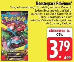 Edeka Boosterpack Pokémon Angebot