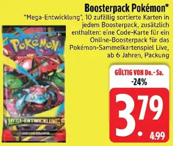 Edeka Boosterpack Pokémon Angebot