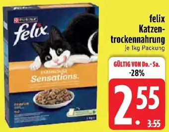 Edeka felix Katzentrockennahrung Angebot