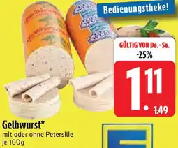 Edeka Gelbwurst Angebot