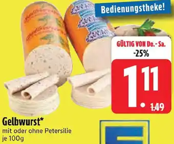 Edeka Gelbwurst Angebot