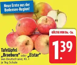 Edeka Tafeläpfel Braeburn oder Elstar Angebot