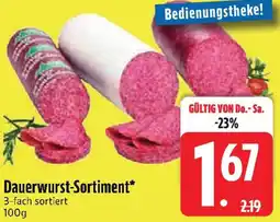 Edeka Dauerwurst-Sortiment Angebot