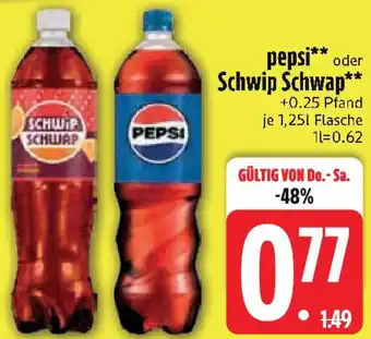 Edeka pepsi oder Schwip Schwap Angebot
