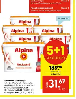 Hellweg Innenfarbe „deckweiß“ Angebot