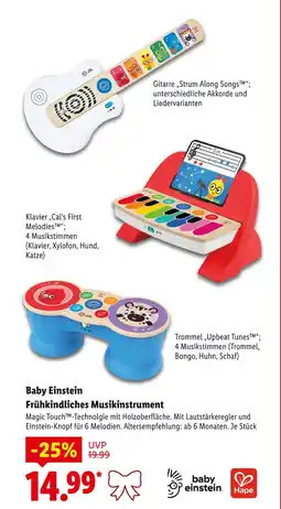 Lidl Baby einstein gitarre „strum along songs“ Angebot