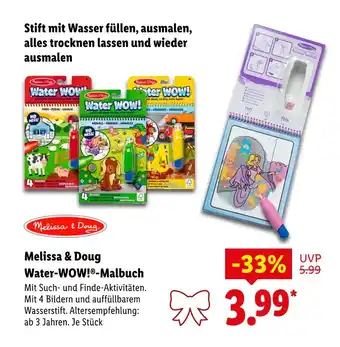 Lidl Melissa & doug water-wow!-malbuch farm Angebot