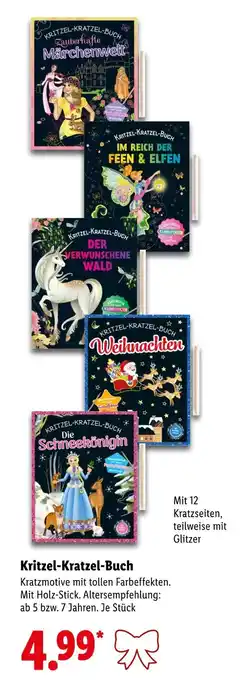 Lidl Kritzel-kratzel-buch zauberhafte märchenwelt Angebot