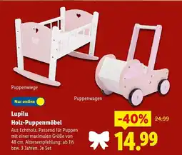 Lidl Lupilu puppenwiege Angebot