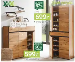 XXXLutz Linea natura schuhschrank ca. 89 x 200 x 38 cm Angebot