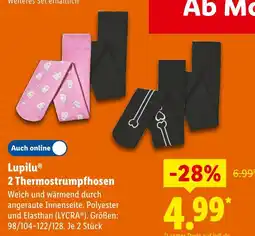 Lidl Lupilu 2 thermostrumpfhosen Angebot