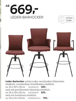 XXXLutz Leder-barhocker Angebot