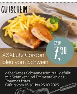 XXXLutz Xxxlutz cordon bleu vom schwein Angebot