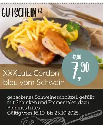 XXXLutz Xxxlutz cordon bleu vom schwein Angebot