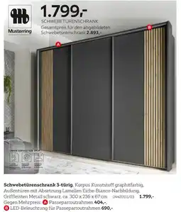 XXXLutz Musterring schwebetürenschrank 3-türig Angebot