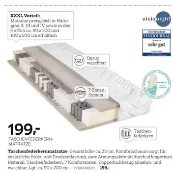 XXXLutz Taschenfederkernmatratze Angebot