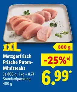 Lidl Metzgerfrisch frische puten-ministeaks Angebot