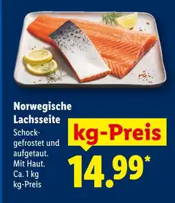 Lidl Norwegische lachseite Angebot