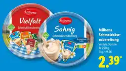 Lidl Milbona vielfalt schmelzkäsezubereitung Angebot