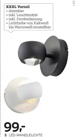 XXXLutz Led-wandleuchte Angebot