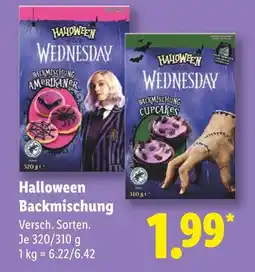 Lidl Halloween backmischung amerikaner Angebot
