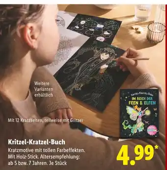 Lidl Kritzel-kratzel-buch Angebot