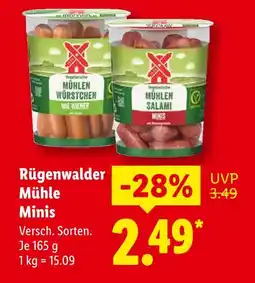 Lidl Rügenwalder mühle mühlen würstchen wie wiener Angebot