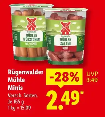Lidl Rügenwalder mühle mühlen würstchen wie wiener Angebot