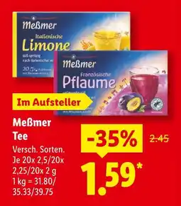 Lidl Meßmer italienische limone Angebot