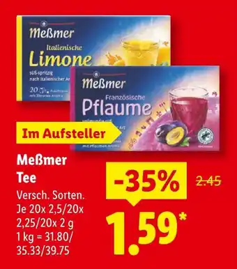 Lidl Meßmer italienische limone Angebot