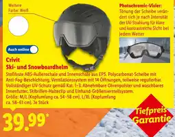 Lidl Crivit ski- und snowboardhelm Angebot