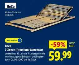 Lidl Beco 7-zonen-premium-lattenrost Angebot