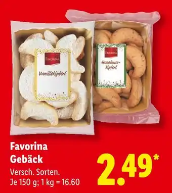 Lidl Favorina vanillekipferl Angebot