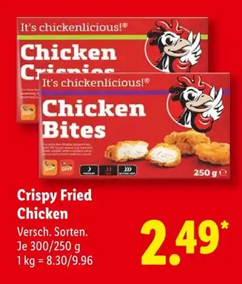Lidl Crispy fried chicken Angebot