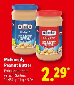 Lidl Mcennedy peanut butter smooth Angebot