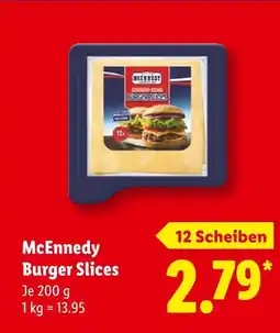 Lidl Mcennedy burger slices Angebot