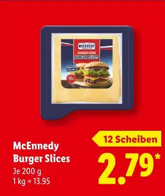 Lidl Mcennedy burger slices Angebot