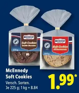 Lidl Mcennedy soft cookies double chocolate Angebot