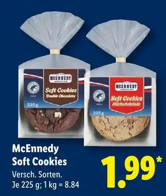 Lidl Mcennedy soft cookies double chocolate Angebot