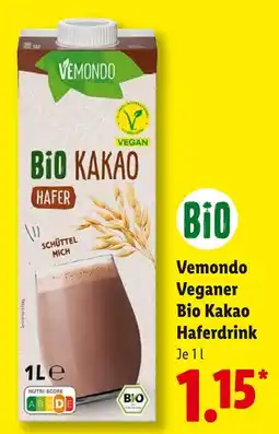 Lidl Vemondo veganer bio kakao haferdrink Angebot