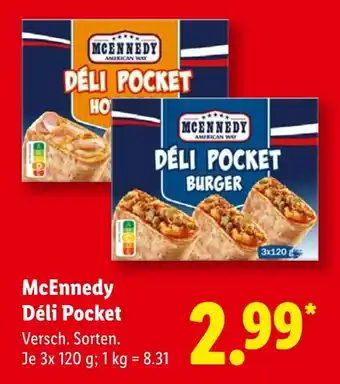 Lidl Mcennedy déli pocket hot dog Angebot