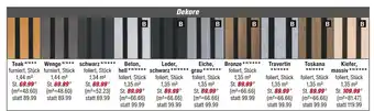 toom Baumarkt Paneel teak Angebot