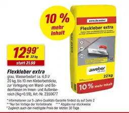toom Baumarkt Flexkleber extra Angebot